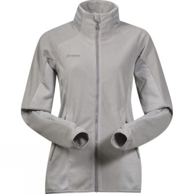 Chaqueta Lana Bergans Cecilie Mujer Gris - Chile ERQ563729